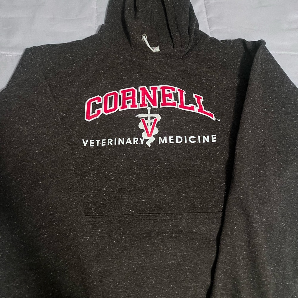Cornell Veterinary Medicine Charcoal Hoodie